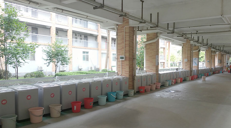 好評度高！江門一中學校又雙叒續(xù)單金環(huán)電器共享洗衣機