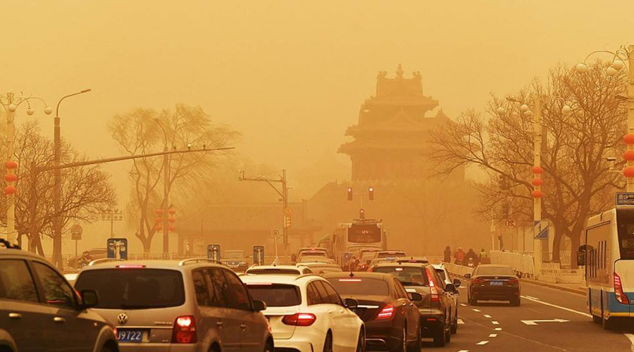 北方今年首場沙塵來襲！沙塵暴下衣服干衣機的干衣優(yōu)勢