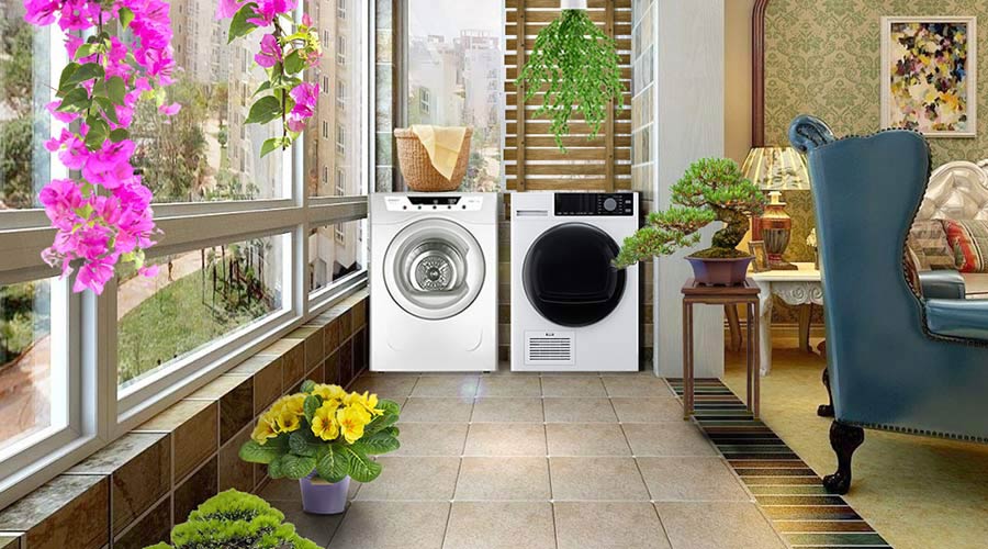 家居陽臺晾曬衣物不干怎么辦，衣物烘干機來解決！