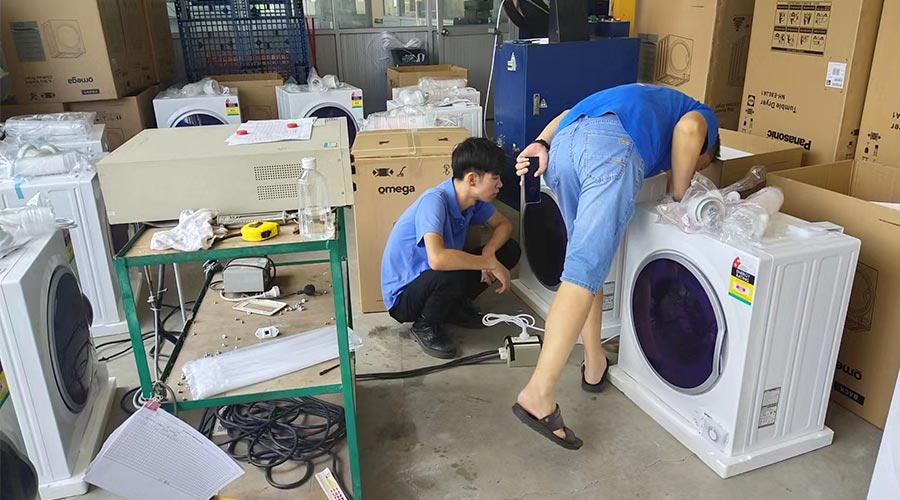 驗貨省心省力！澳洲omega客戶稱贊衣物烘干機(jī)代工質(zhì)量高