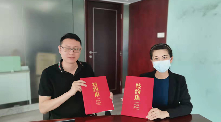 祝賀！金環(huán)電器與寧波某品牌電商客戶再次合作，簽約成功！